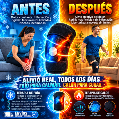 Rodillera Terapéutica de Gel Frío y Calor