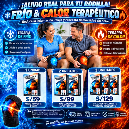 Rodillera Terapéutica de Gel Frío y Calor